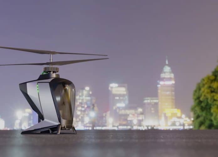 eCopter da empresa FlyNow Aviation
