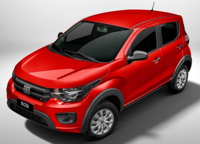 Fiat Mobi 2024, um dos carros baratos de 2024