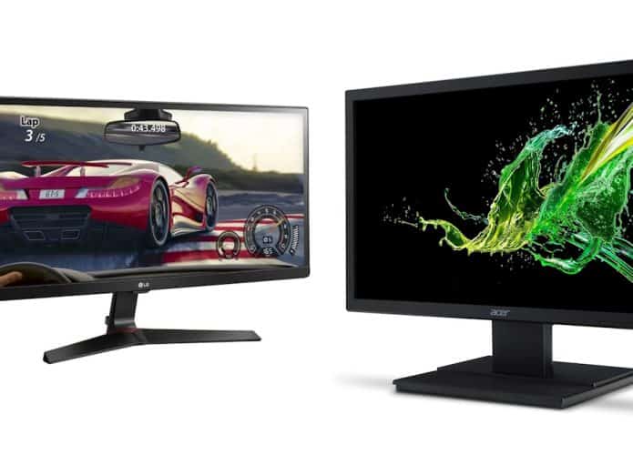 Monitores em oferta