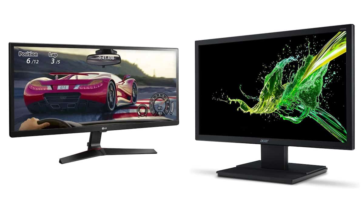 Monitores em oferta