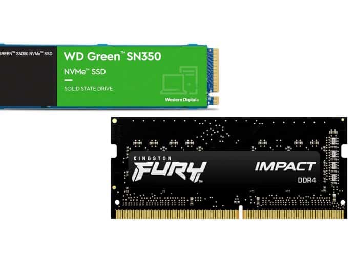 SSD e RAM em oferta