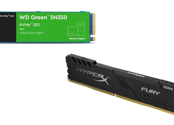 SSD e RAM em oferta
