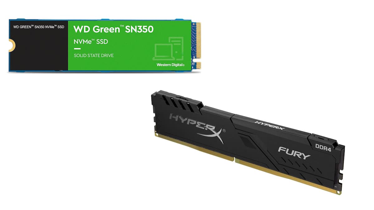 SSD e RAM em oferta