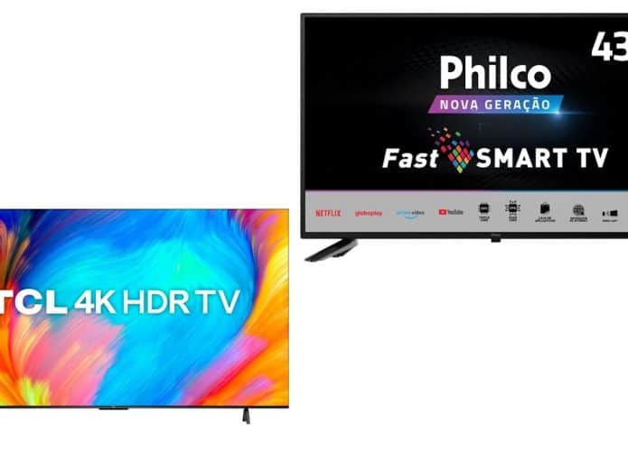 Smart TVs em oferta