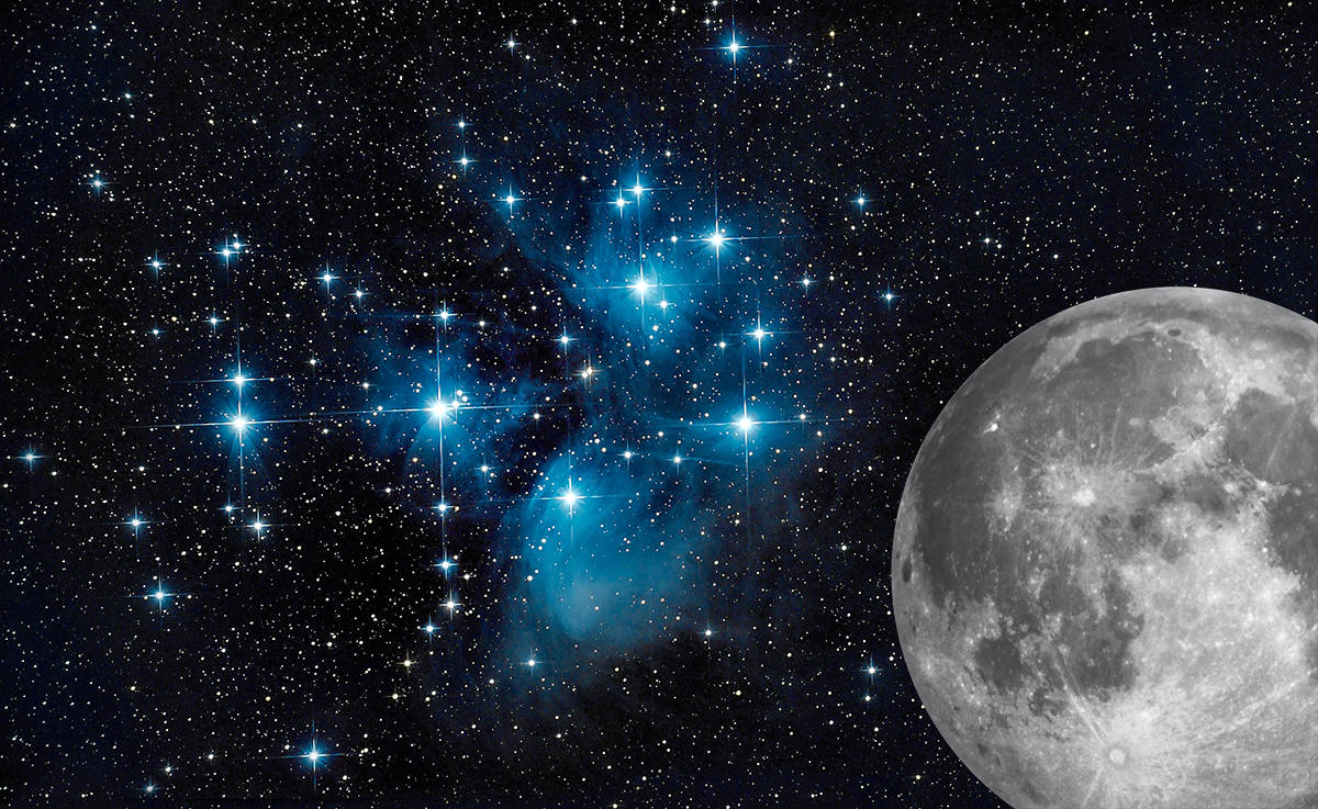 pleiades-e-lua