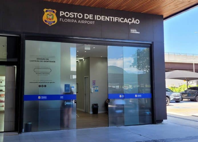 Posto de Identificação no Aeroporto de Florianópolis