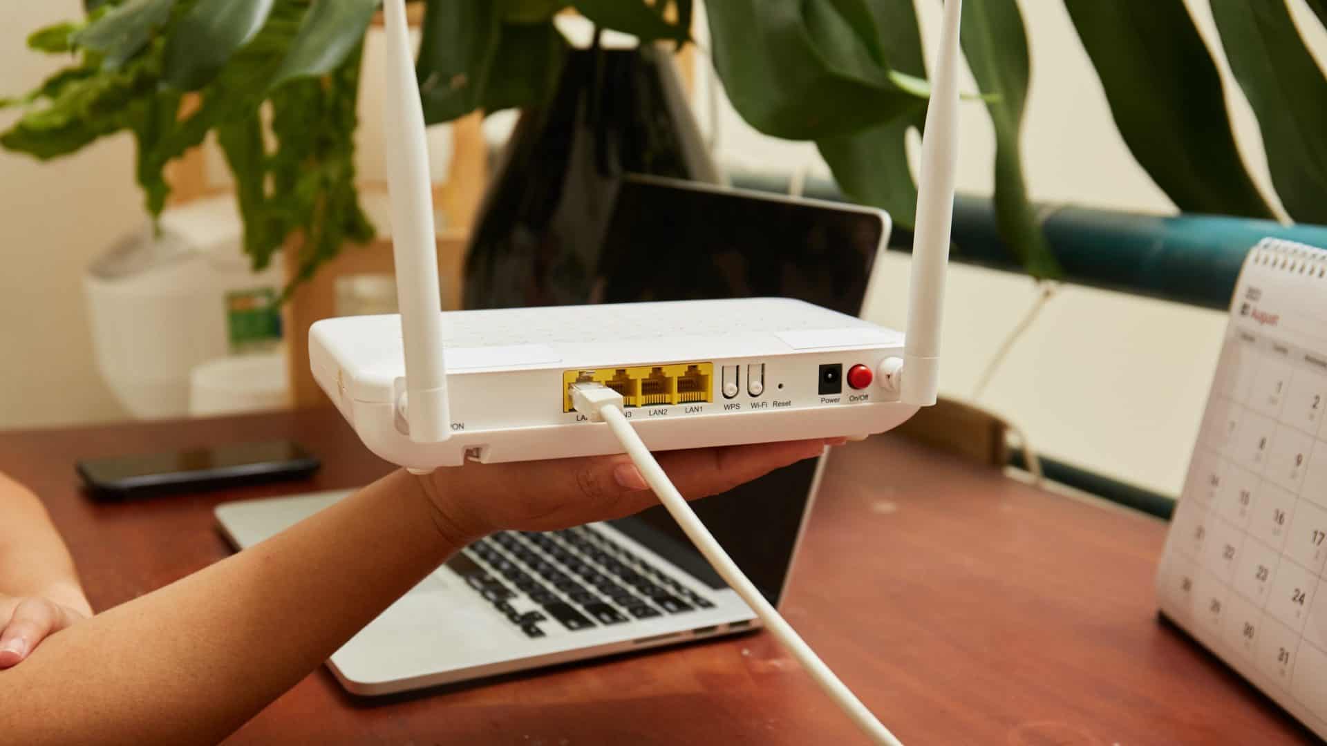 Roteador de internet sem fio (Wi-Fi)