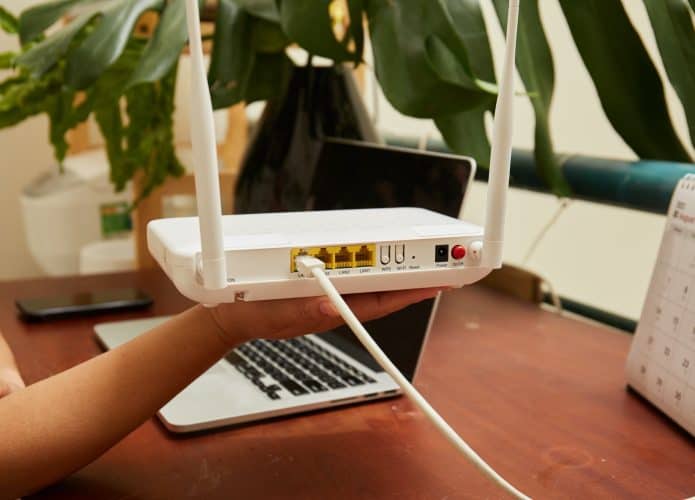 Roteador de internet sem fio (Wi-Fi)