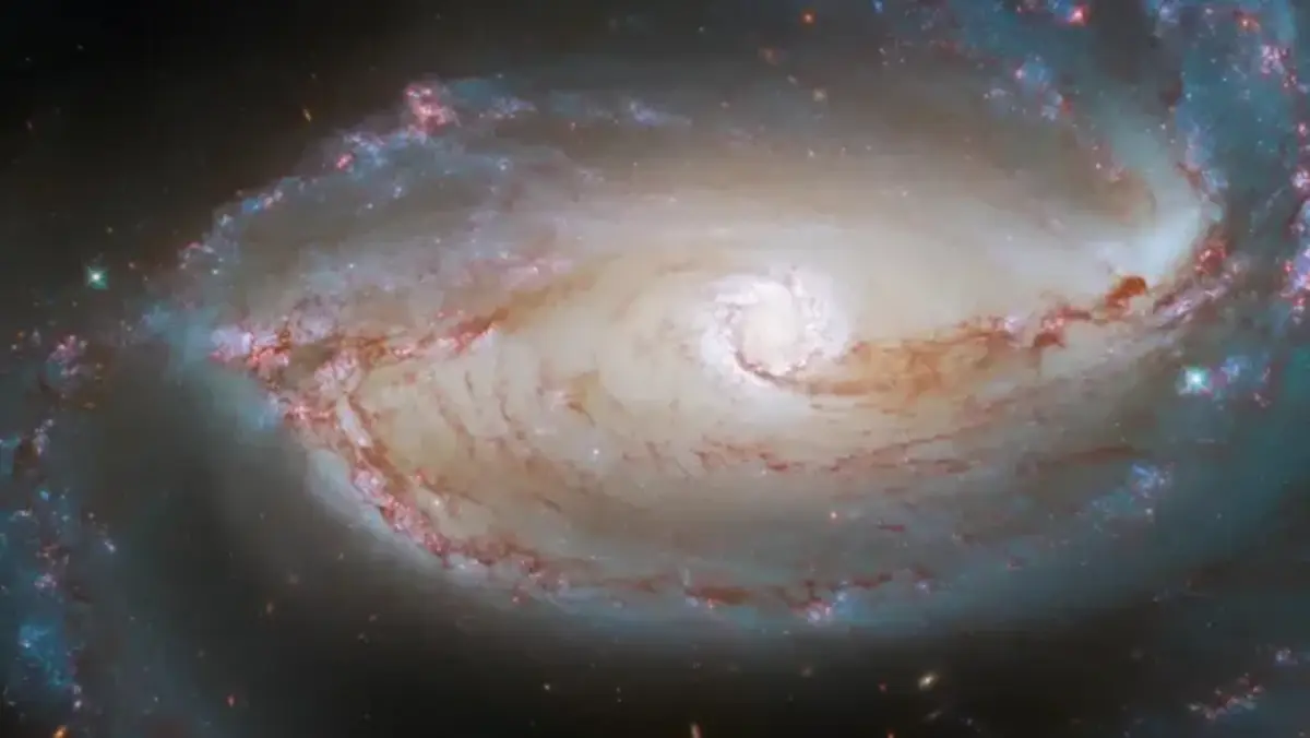 A missão UVEX da NASA irá investigar o espaço em ultravioleta (Crédito: ESA/Hubble & NASA, D. Sand, K. Sheth)