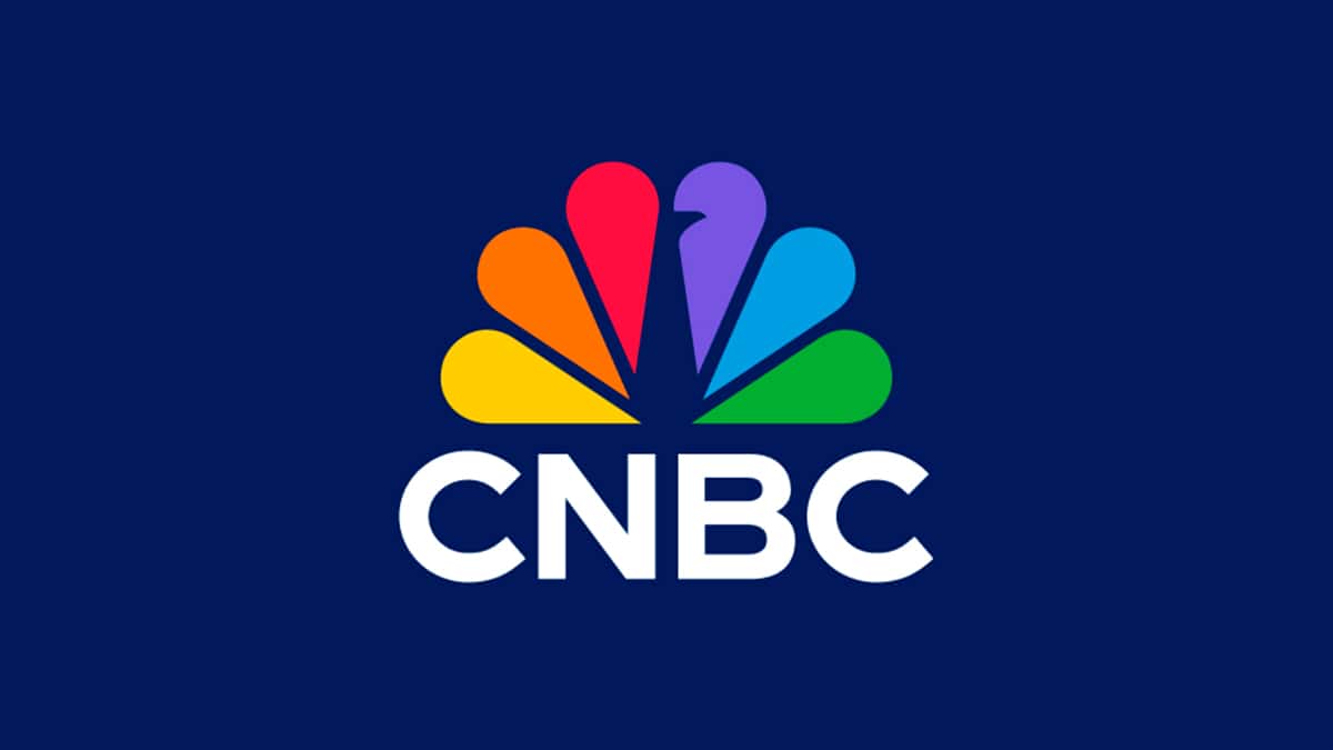 Logomarca da CNBC, que chega ao Brasil em 2024