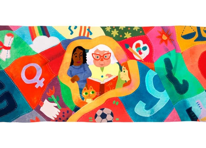 Doodle do Google em homenagem ao Dia da Mulher