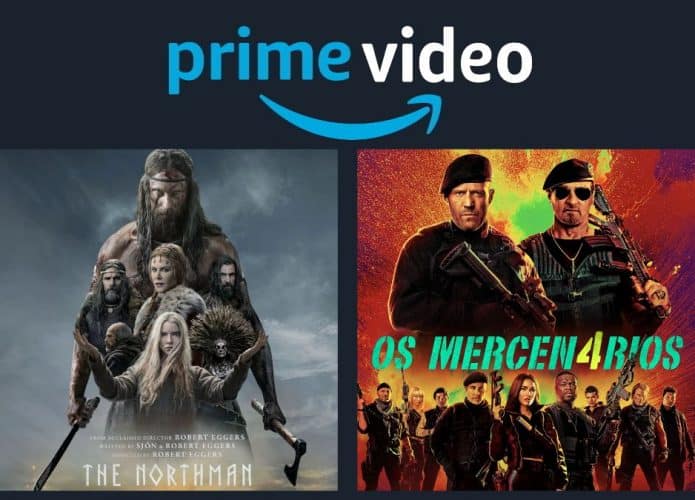 Montagem com pôsteres dos filmes 