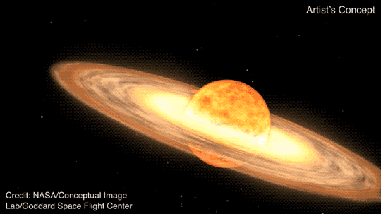 Animaçõa de como uma nova acontece em um sistema binário composto por uma anã branca e uma gigante vermelha (Crédito: Goddard Space Flight Center da NASA)