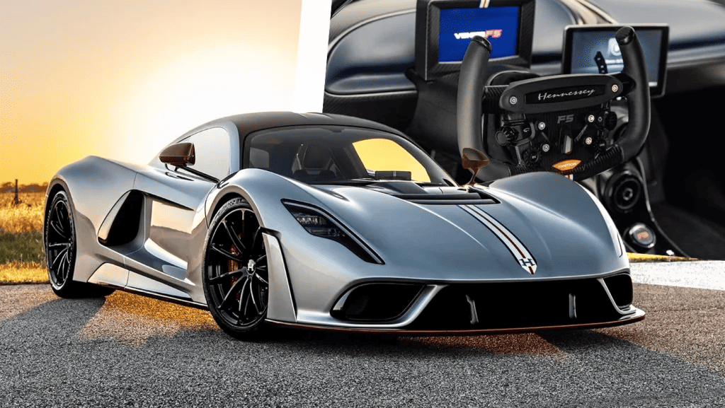 Hennessey Venom F5 Lausanne Silver é o carro mais rápido do mundo