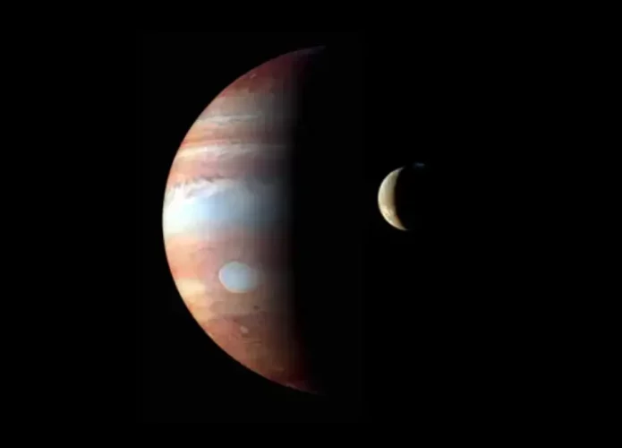 Novos planetas não irão surgir no Sistema Solar, então os pesquisadores resolveram estudar a formação de gigantes gasosos em outros sistemas estelares (Crédito: NASA/Laboratório de Física Aplicada da Universidade Johns Hopkins/Southwest Research Institute/Goddard Space Flight Center)