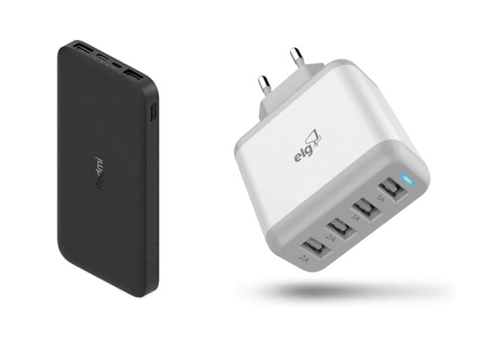 Carregadores e powerbanks em oferta