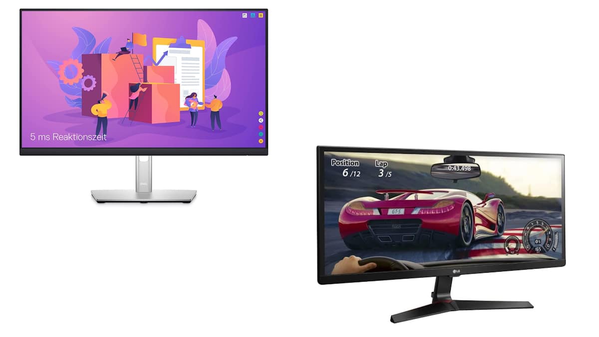 Monitores em oferta