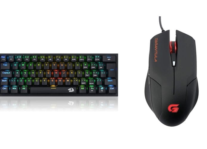 Teclado e mouse em oferta