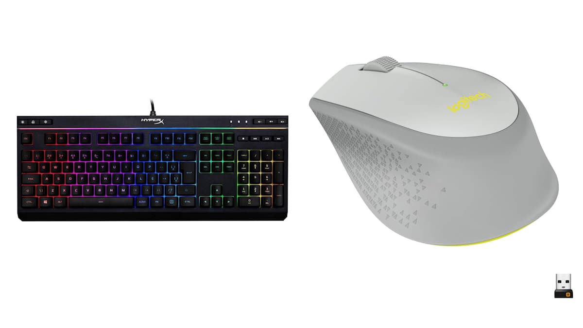 Teclados e mouse em oferta