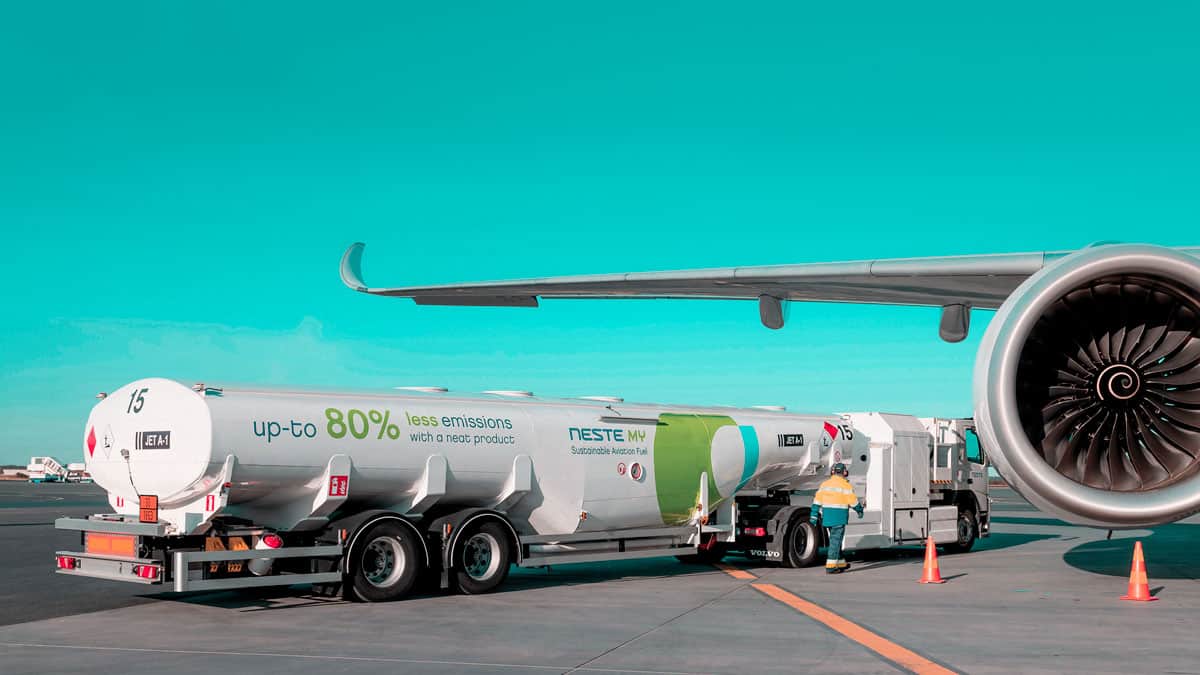 O que é SAF (Combustível Sustentável de Aviação)?