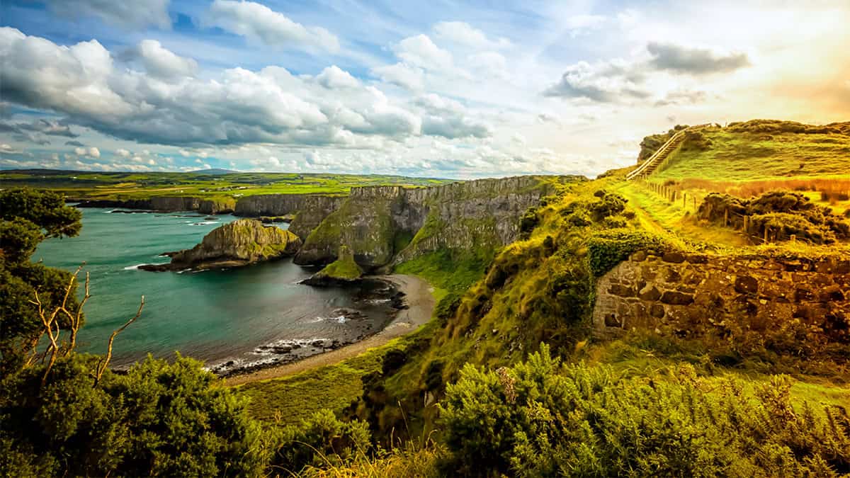 Paisagem na Irlanda