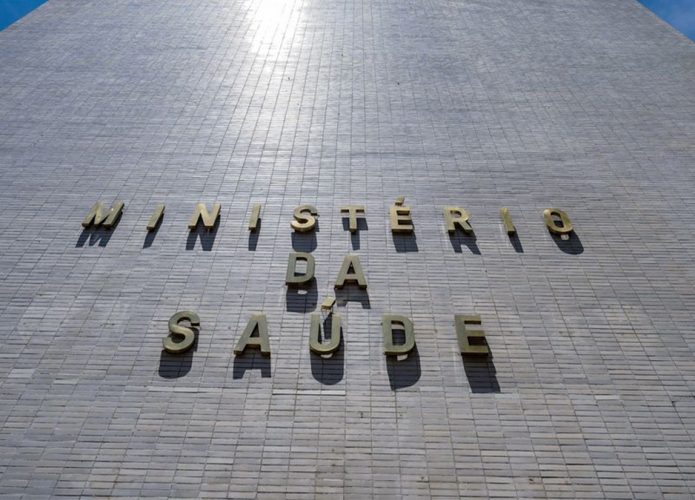 Fachada do prédio do Ministério da Saúde