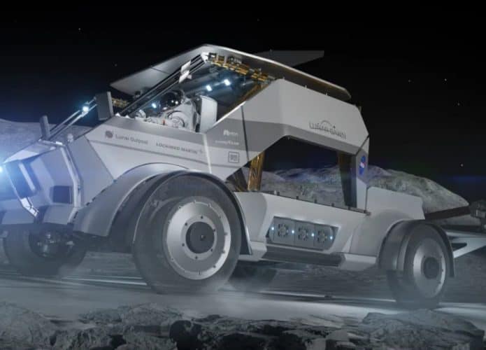 Arte conceitual do LTV desenvolvido pela Lunar Outpost (Crédito: Lunar Outpost)
