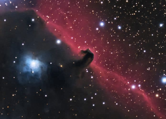 James Webb capta detalhes impressionantes da Nebulosa Cabeça de Cavalo