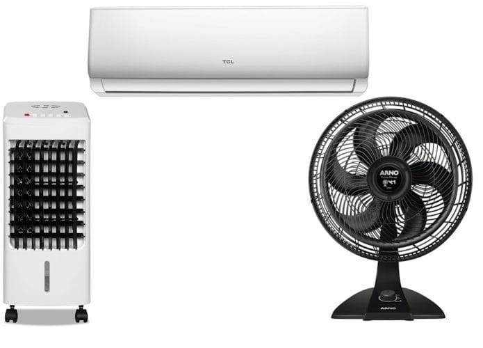 Ofertas do dia: até 35% off em ar-condicionado, ventilador e climatizador de ar!