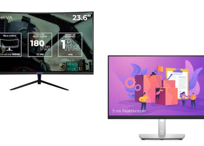 Monitores em oferta