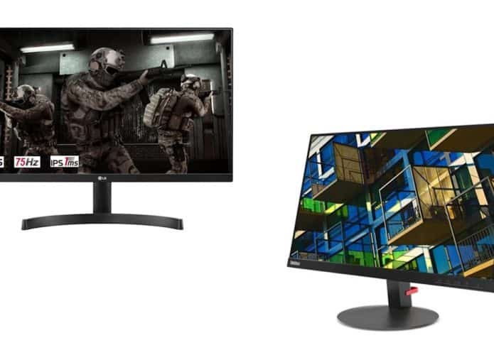 Monitores em oferta