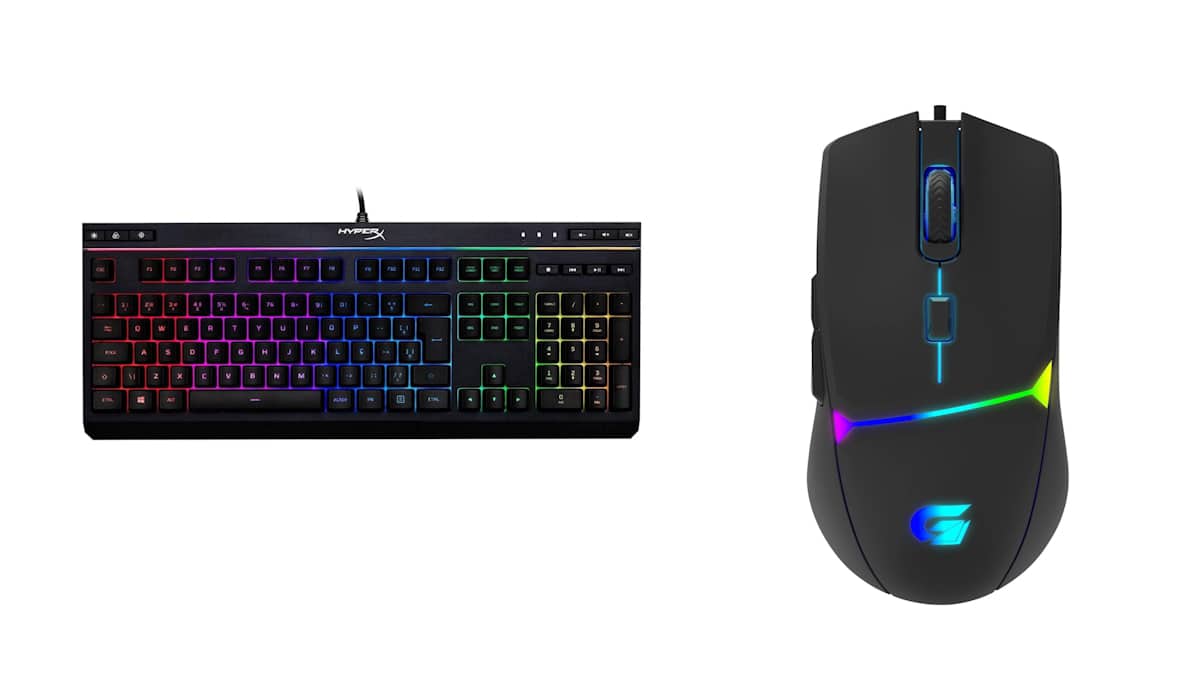 Teclado e mouse em oferta