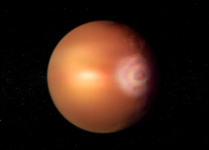 O fenômeno conhecido como glória foi detectado em um planeta distante (Crédito: ESA, trabalho realizado pela ATG sob contrato para a ESA ( CC BY-SA 3.0 IGO ))