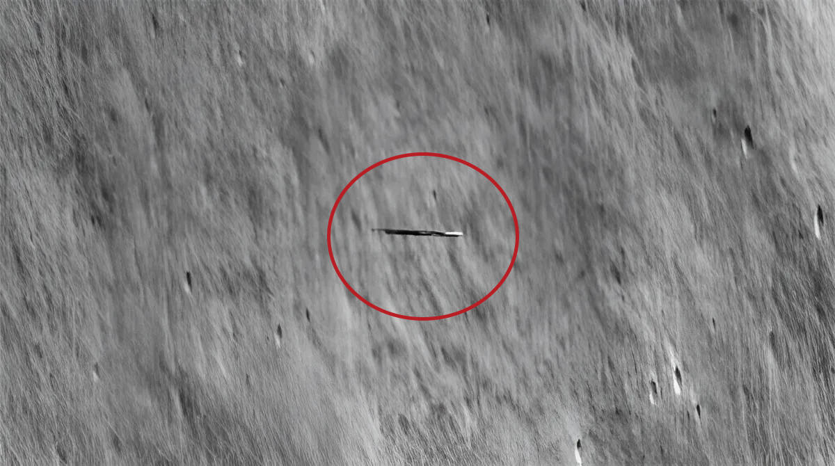 O dia em que a NASA viu uma “prancha de surf” passar em alta velocidade pela Lua