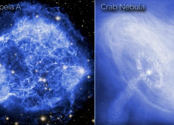 NASA mostra como remanescentes de supernovas evoluíram ao longo de 20 anos