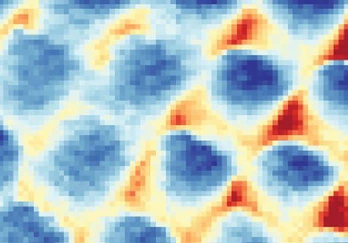Cristal de Wigner (Crédito: Yen-Chen Tsui, Universidade de Princeton)