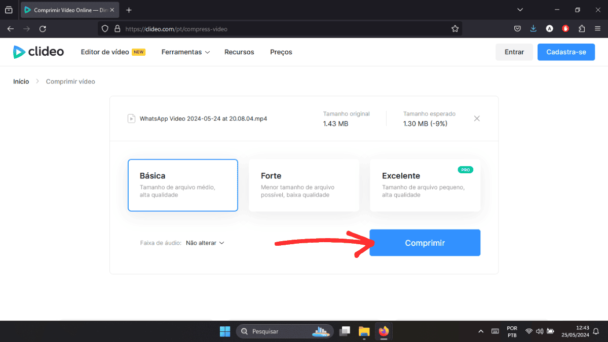Como compactar vídeo pelo PC ou celular Android e iOS