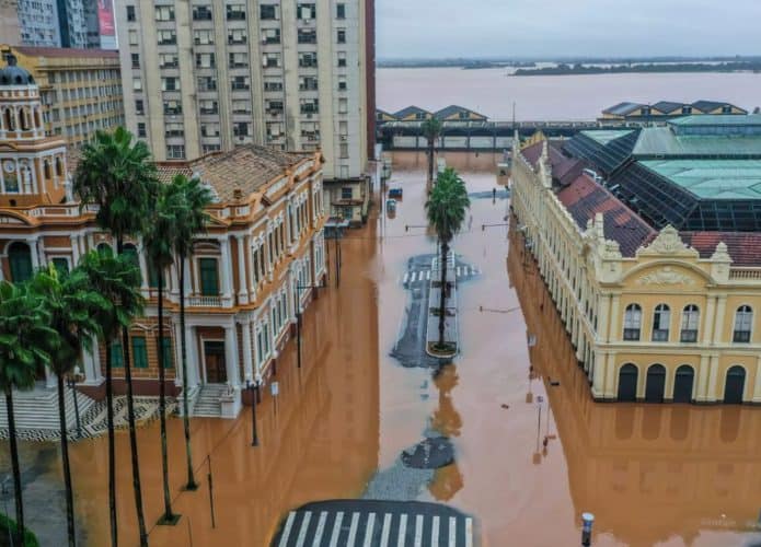 Imagem para ilustrar matéria sobre a crise no Rio Grande do Sul