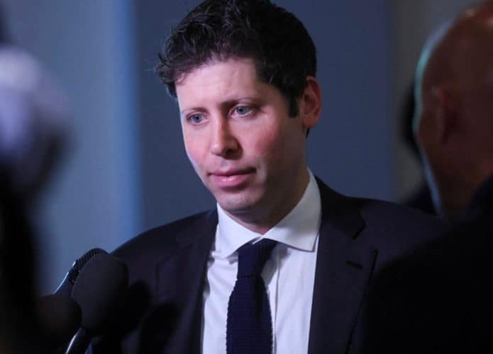 Sam Altman, CEO da OpenAI, em evento
