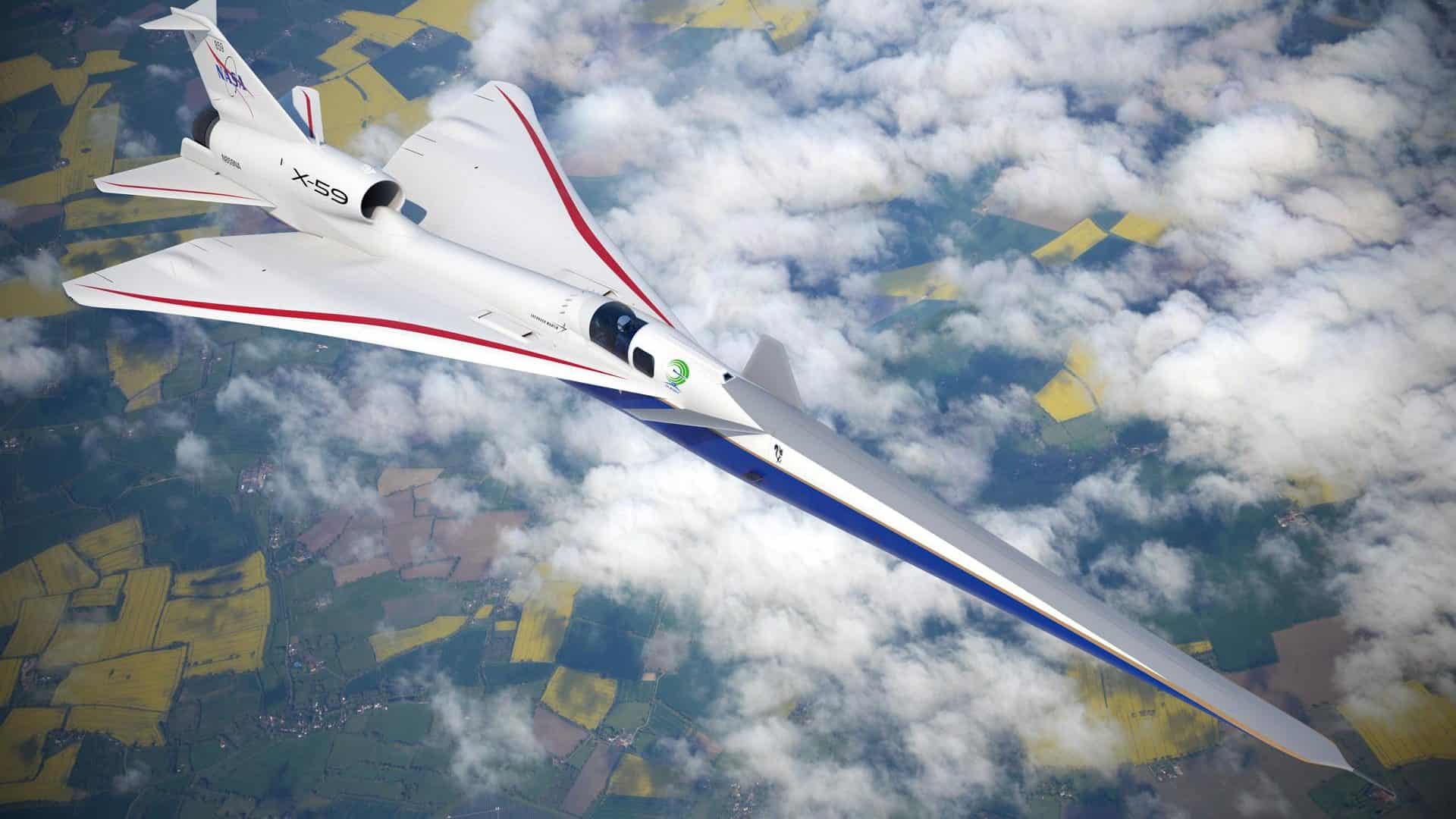 O Quest X-59 é a aeronave supersônica e silenciosa da NASA