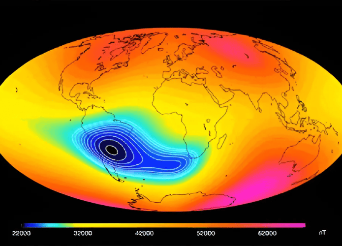 Anomalia magnética sobre o Brasil cresce e preocupa a NASA