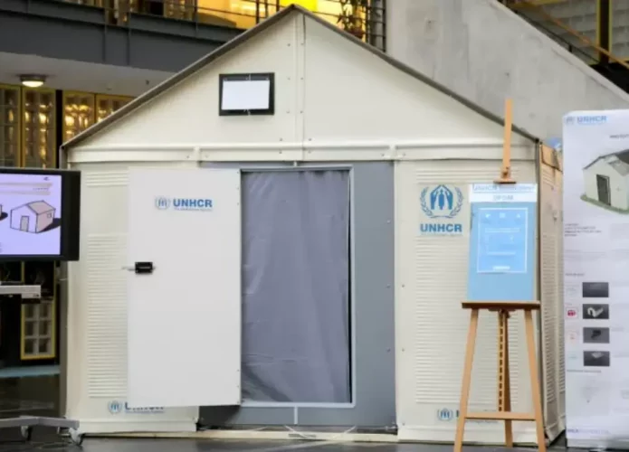 Casas modulares vão abrigar famílias no RS