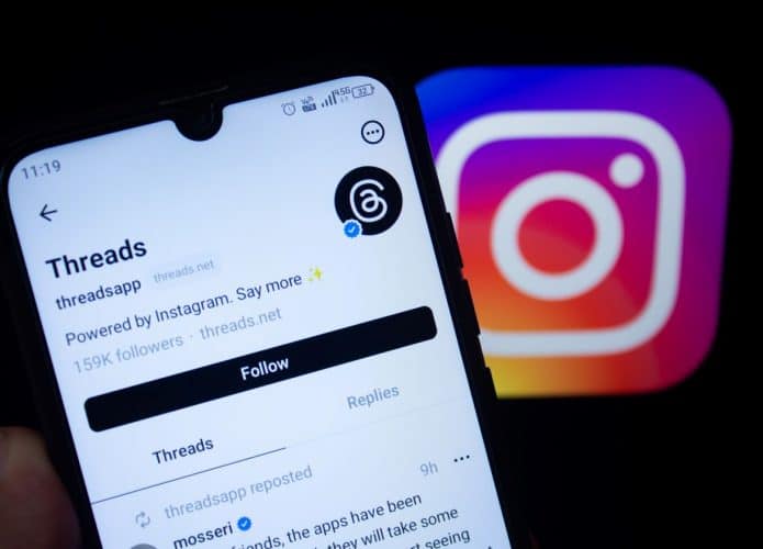 Meta testa postagem conjunta entre Instagram e Threads