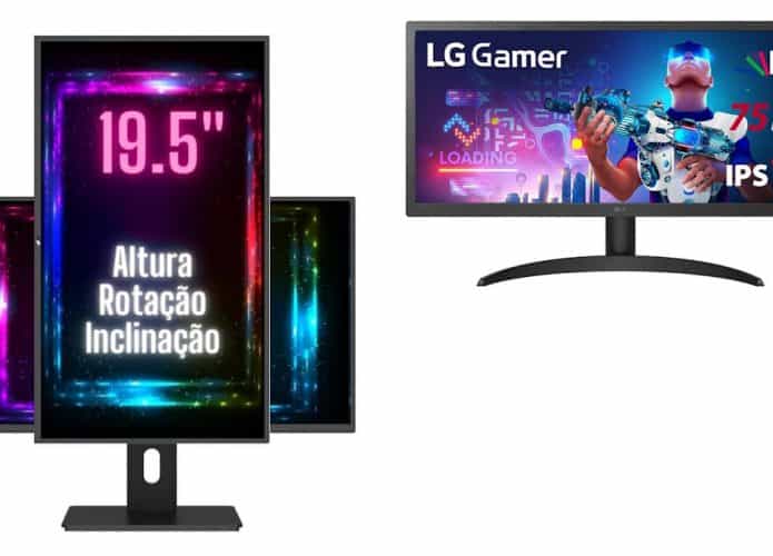 Monitores em oferta