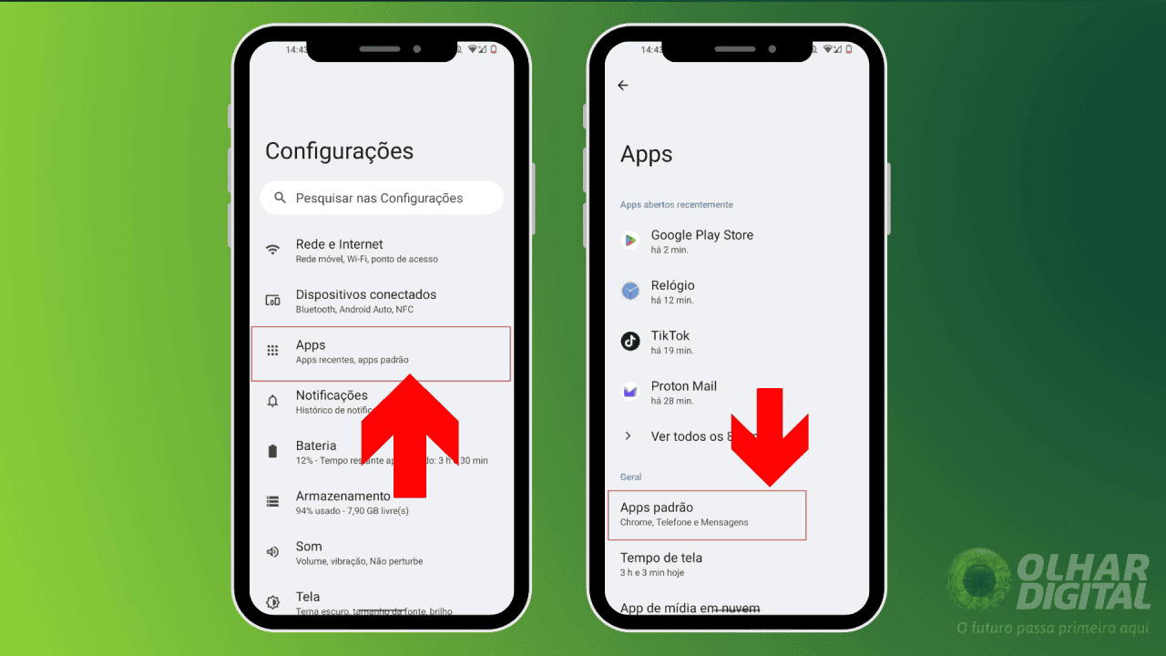 Como mudar o navegador padr o no celular android