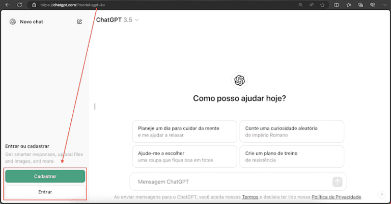 Como Acessar O ChatGPT 4o PC E Celular Como Acessar O ChatGPT 4o PC E Celular
