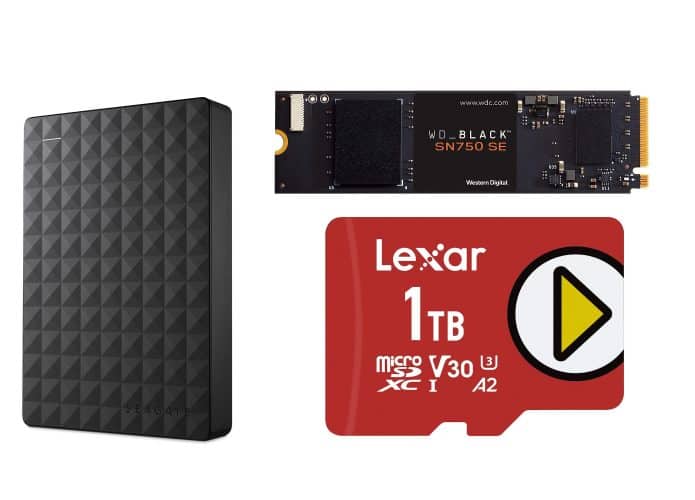 SSD e Micro SD em oferta