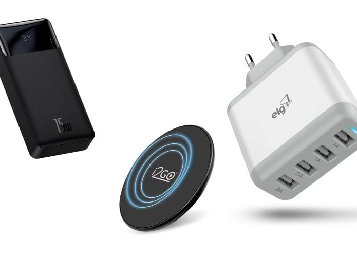 Carregadores e powerbanks em oferta