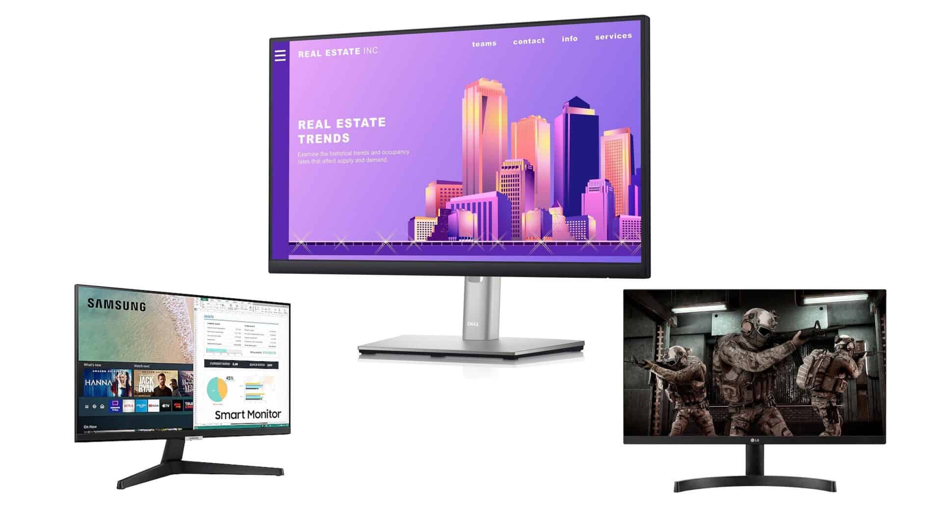 Monitores em oferta