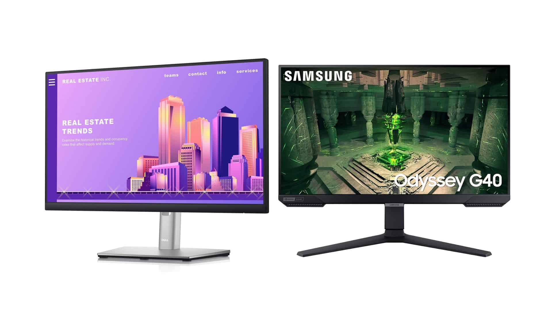 Monitores em oferta